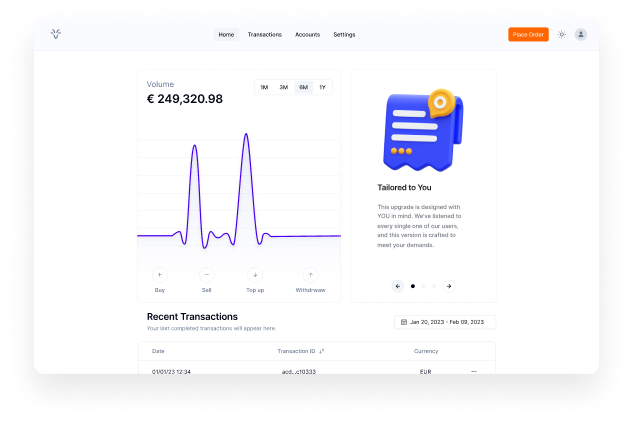 Dashboard Transactions